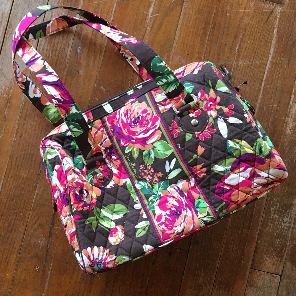 Vera Bradley English Rose Caroline Bag